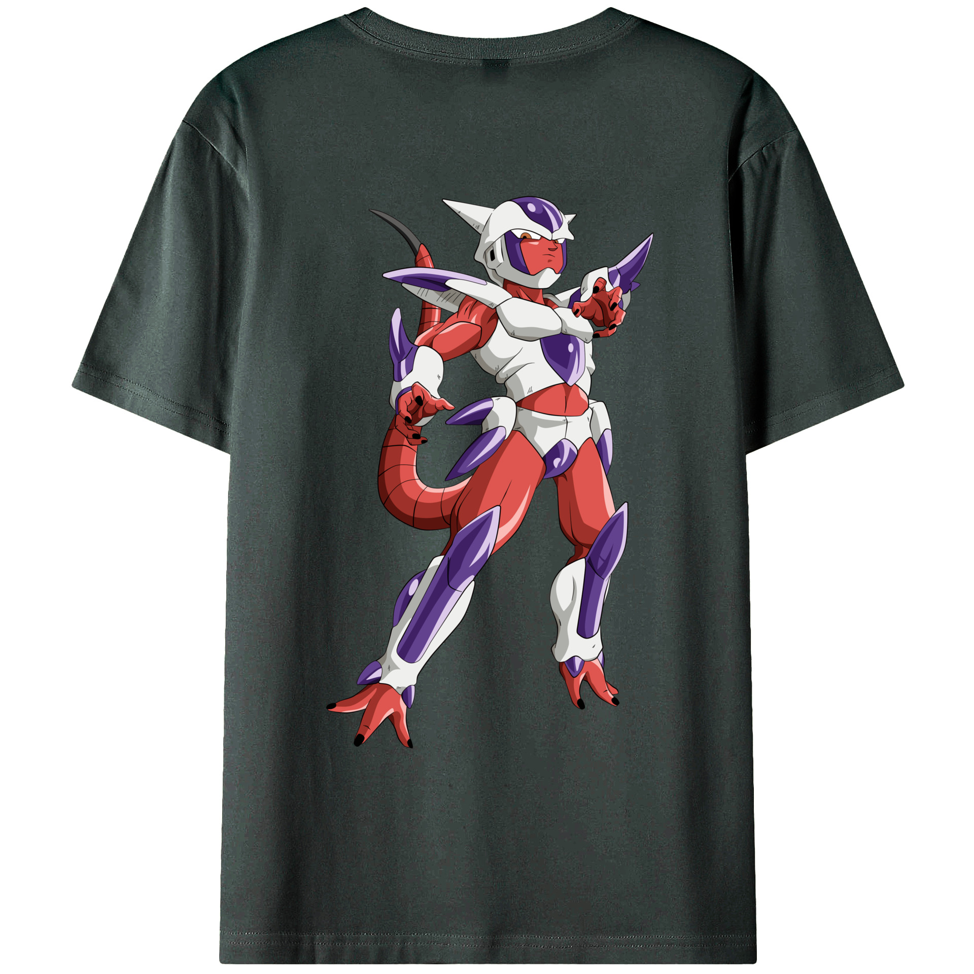 （画像用） ドラゴンボール フリーザ DRAGON BALL Frieza 綿100％ メンズ半袖Tシャツ（バックプリント） 通気性